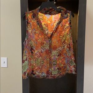 Multi colored fun blouse